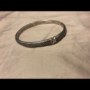 Silver stretchy bracelet